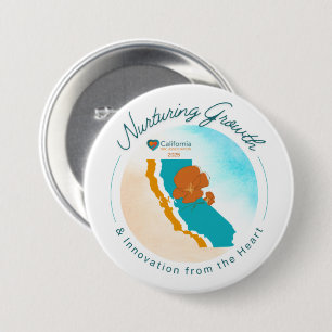 Bóton Redondo 7.62cm Pino de 3" da Conferência Anual CWA 2025