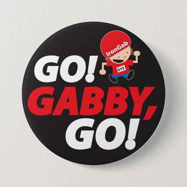 Bóton Redondo 7.62cm Pino do IronMan de Gabrielle (Frente)