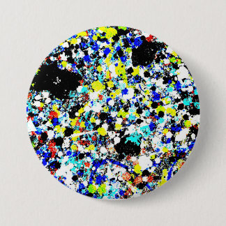 Bóton Redondo 7.62cm pino redondo de 3 pol. com imagem abstrato