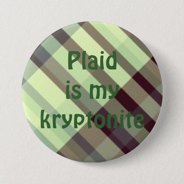 Bóton Redondo 7.62cm plaid029, Plaidis meu kryptonite (Frente)