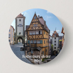 Bóton Redondo 7.62cm Plönlein em Rothenburg ob der Tauber, Alemanha