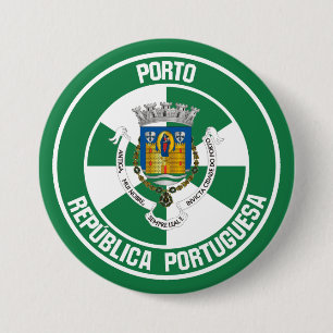 Bóton Redondo 7.62cm Porto Round Emblem