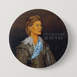 BÓTON REDONDO 7.62CM PRESIDENTE 2016 DE HILLARY