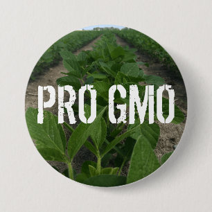Bóton Redondo 7.62cm Pro botão de GMO