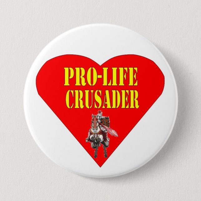 BÓTON REDONDO 7.62CM PRO LIFE CRUSADER (Frente)