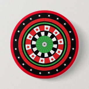Bóton Redondo 7.62cm Quadro de Natal
