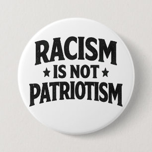 Bóton Redondo 7.62cm Racismo Não É Patriotismo Justiça Social Humanidad