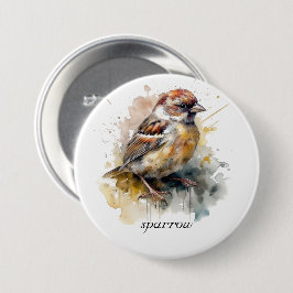 Bóton Redondo 7.62cm Rastreador de Aquarela Russo, personalizado