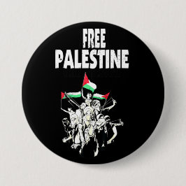 Bóton Redondo 7.62cm Resistência Palestina Livre