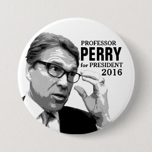 Bóton Redondo 7.62cm Rick Perry para o presidente 2016