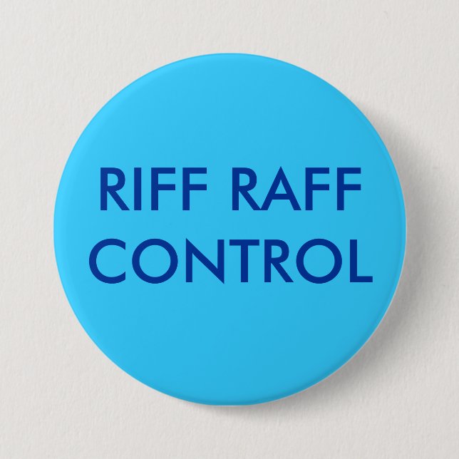 BÓTON REDONDO 7.62CM RIFF RAFFCONTROL (Frente)