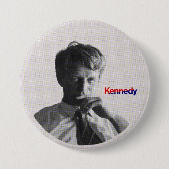 Bóton Redondo 7.62cm Robert F. Kennedy (Frente)