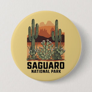 Bóton Redondo 7.62cm Saguaro National Park Cactus