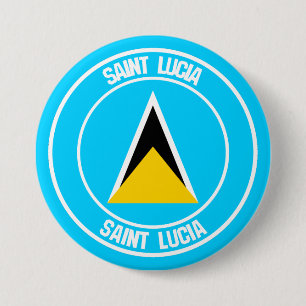 Bóton Redondo 7.62cm Santo Lucia Round Emblem