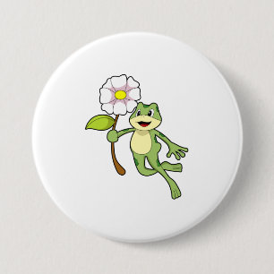 Bóton Redondo 7.62cm Sapo com Flor.PNG