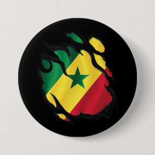 Bóton Redondo 7.62cm Senegal - Sinalizador De Ripagem