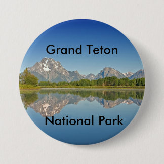 Bóton Redondo 7.62cm Série grande 10 do parque nacional de Teton