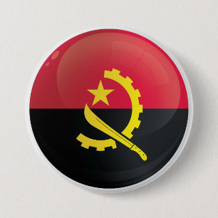 Bóton Redondo 7.62cm Sinalizador de Ícone do Round Angola