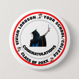 Bóton Redondo 7.62cm Skaymarts | Celebração do Círculo Anelar