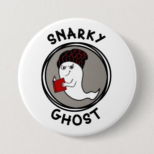 Bóton Redondo 7.62cm Snarky Pin