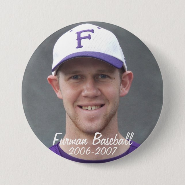 Bóton Redondo 7.62cm StembridgeW2007Mug, Furman Baseball, 2006-2007 (Frente)