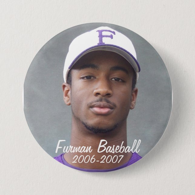 Bóton Redondo 7.62cm StembridgeW2007Mug, Furman Baseball, 2006-2007 (Frente)