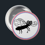 Bóton Redondo 7.62cm Super Fly diz que VOTEI!<br><div class="desc">Adicione seu próprio texto ou edite o que está lá. Procure mais no meu compro! Se você o comprar,  obrigado! Certifique-se de compartilhar uma foto no Instagram dele em ação e marque-me @shoshannahscribbles :)</div>