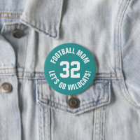Teal and White Football, Mãe Jersey Número