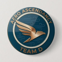 Bóton Redondo 7.62cm Team D – AF.RO Ascendancy Emblem | Elite Rising