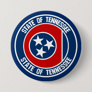 Bóton Redondo 7.62cm Tennessee Round Emblem