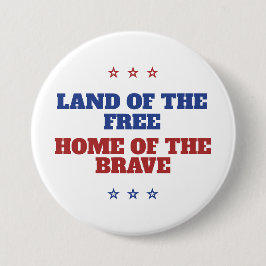 Bóton Redondo 7.62cm Terra da Casa Livre da América Brava