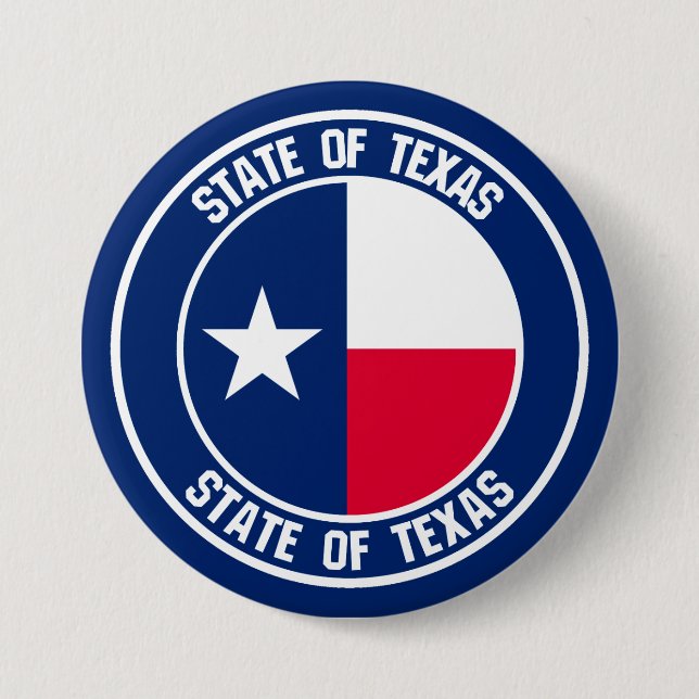 Bóton Redondo 7.62cm Texas Round Emblem (Frente)