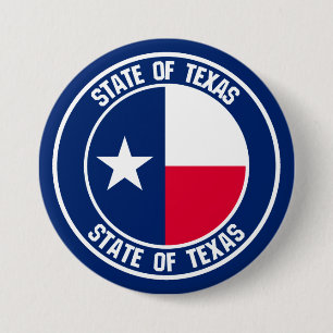 Bóton Redondo 7.62cm Texas Round Emblem