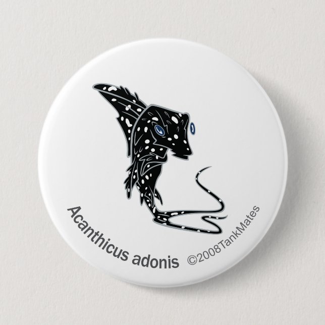 Bóton Redondo 7.62cm TM-09-Acanthicus adonis (Frente)
