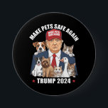 Bóton Redondo 7.62cm Torne Os Animais Seguros Novamente Trump 2024 Salv<br><div class="desc">Torne Os Animais Seguros Novamente Trump 2024 Salve Nossos Animais</div>