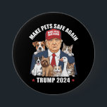 Bóton Redondo 7.62cm Torne Os Animais Seguros Novamente Trump 2024 Salv<br><div class="desc">Torne Os Animais Seguros Novamente Trump 2024 Salve Nossos Animais</div>