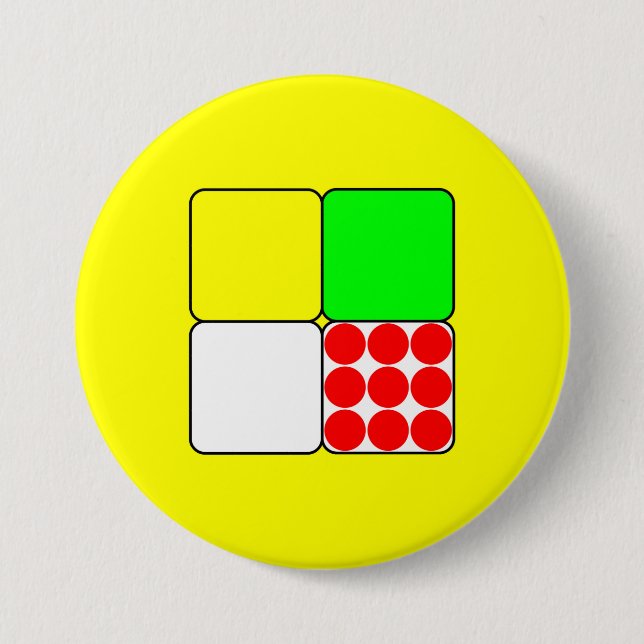 Bóton Redondo 7.62cm Tour de France Jerseys 3 Yellow (Frente)