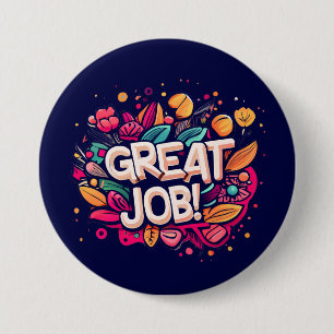 Bóton Redondo 7.62cm Trabalho de excelente