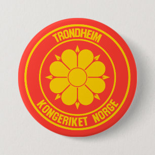 Bóton Redondo 7.62cm Trondheim Round Emblem