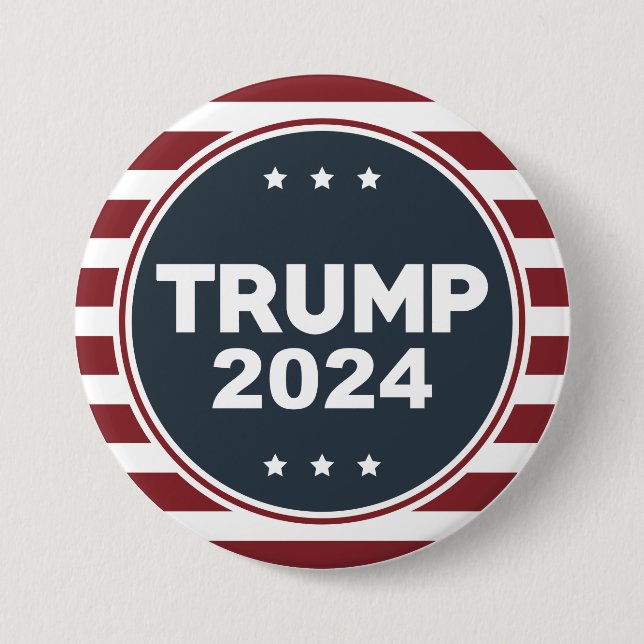 Bóton Redondo 7.62cm Trump 2024 (Frente)