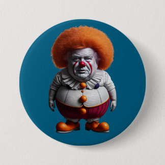 Bóton Redondo 7.62cm Trump Clown Button