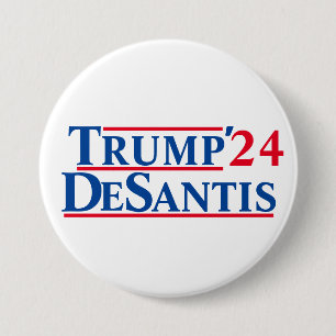 Bóton Redondo 7.62cm Trump / DeSantis '24