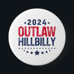 Bóton Redondo 7.62cm Trump Vance 2024 Outlaw Hillbilly US Flag<br><div class="desc">Trump Vance 2024 Outlaw Hillbilly US Flag</div>