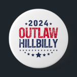 Bóton Redondo 7.62cm Trump Vance 2024 Outlaw Hillbilly US Flag<br><div class="desc">Trump Vance 2024 Outlaw Hillbilly US Flag</div>