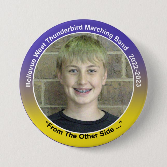 Bóton Redondo 7.62cm Trumpet Brett 9 (Frente)