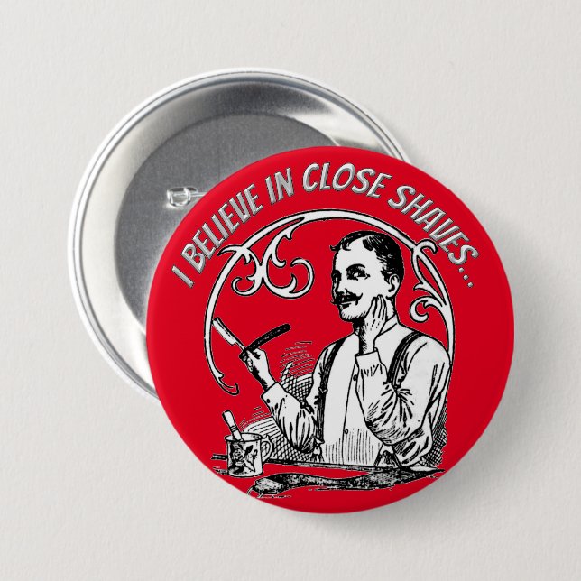 Bóton Redondo 7.62cm Um gueto clássico de cavalheiro (Frente & Verso)