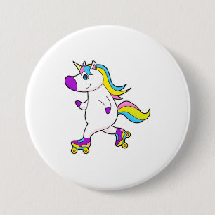 Bóton Redondo 7.62cm Unicórnio em patinação em linha com skates de cili