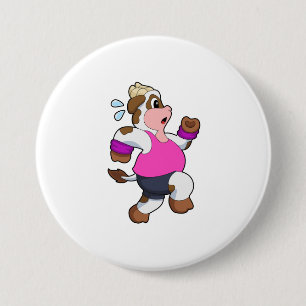 Bóton Redondo 7.62cm Vaca em Execução