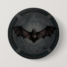 Vampiro Bat Gótico Dark, Design Gerado por Ai