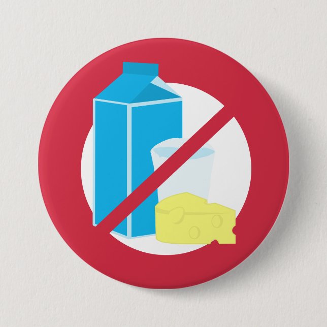 Bóton Redondo 7.62cm Vermelho nenhuns miúdos do alerta da alergia da (Frente)